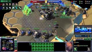 TvZ Defending 2 Base Roach Bane All-in