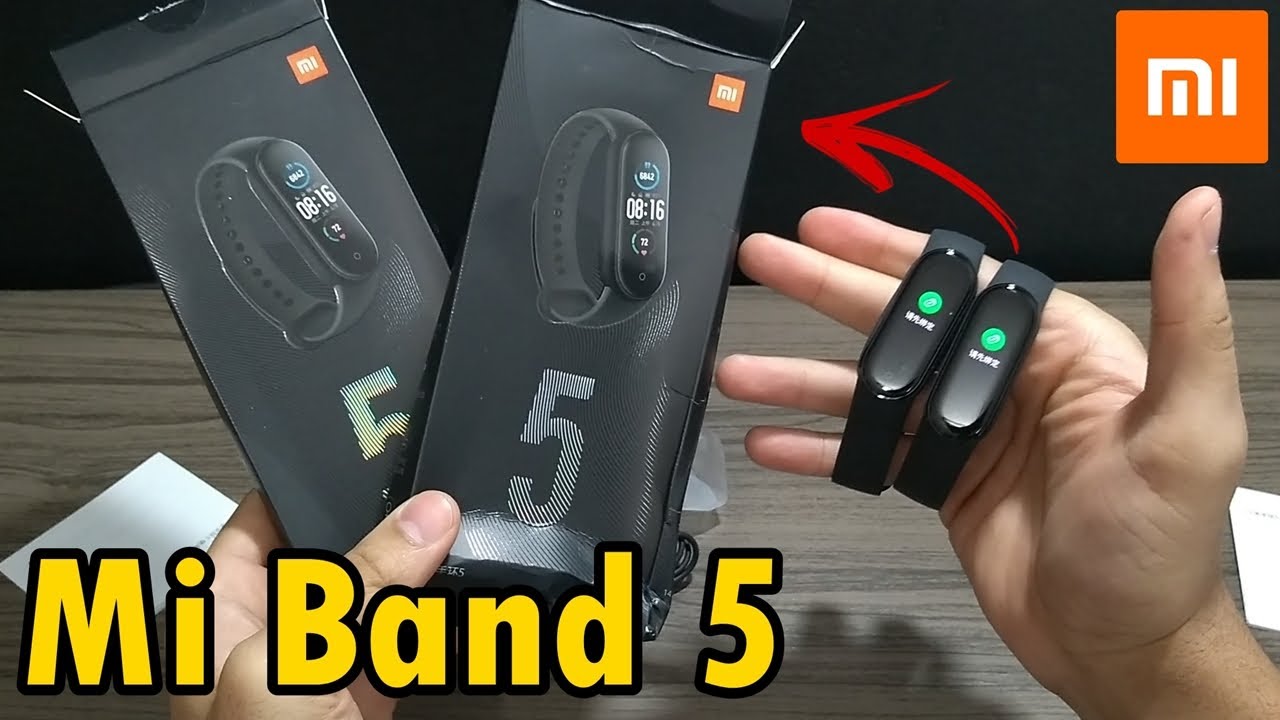 caixa da mi band 5 original