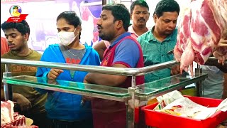 TAJ MUTTON CUTTING 🔪SKILLS P-127 || VANASTHALIPURAM
