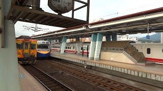 436次自強號(DR2901)、225次普悠瑪自強號汐止站通過(1252次、4191次區間車待避)