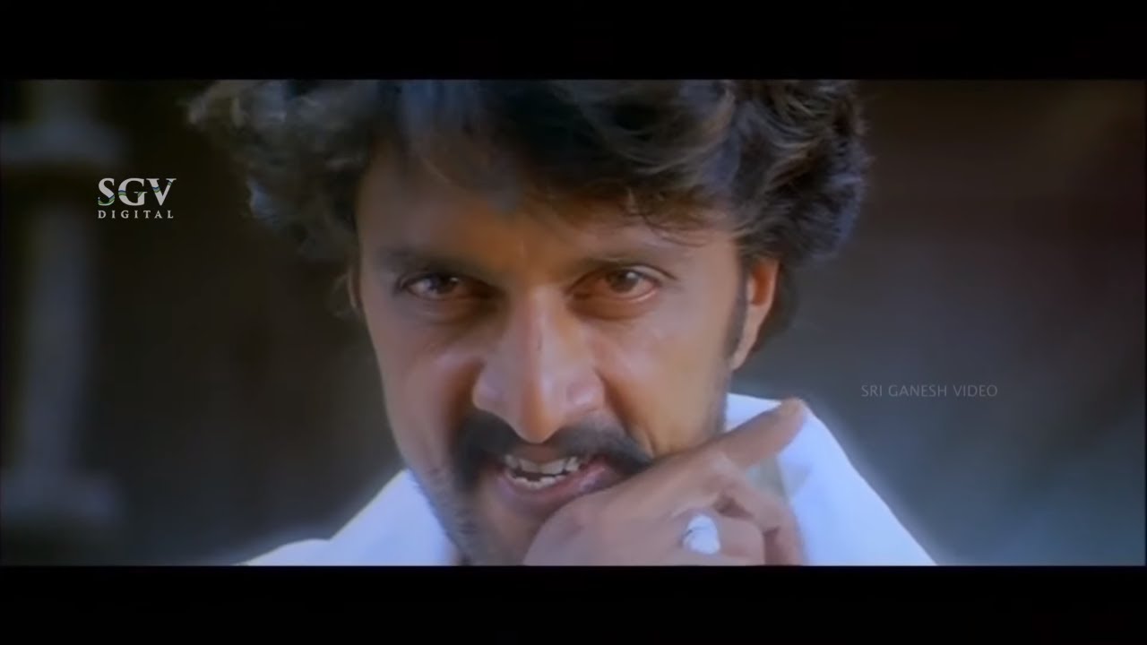 Rowdies attacks on Sudeep and daughter  Kiccha Sudeep Best Scenes  Veera Madakari Kannada Movie