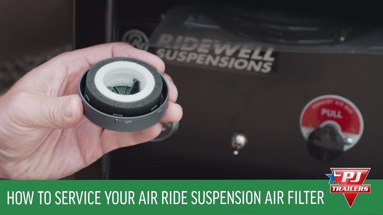 How to Service Your Air Ride Suspension Air Filter - YouTube