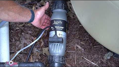 How to replace a Jandy salt cell