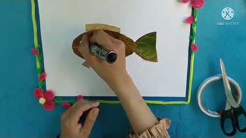 Video tạo hình con cá bằng lá cây🐟