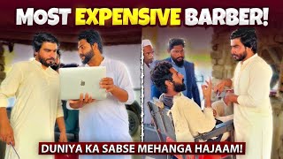 🔥 Worlds Most Expensive Barber Duniya Ka Sabse Mehanga Hajaam 😂