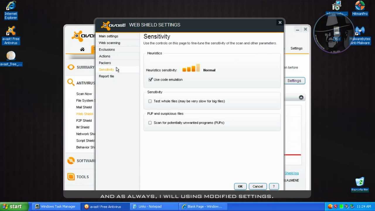 Avast Antivirus 8 BETA - Test with more links - YouTube
