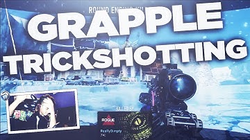 Insane Out Of Map Grapple TrickShot! (AW Grapple TrickShotting)