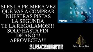 David Bisbal - Lo Tenga O No - Karaoke