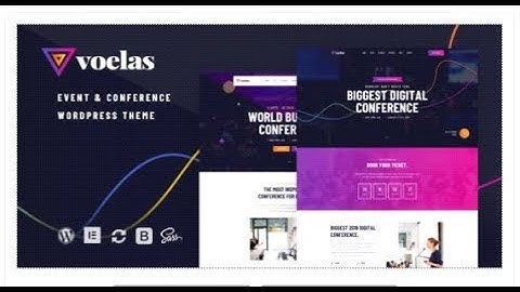 Voelas - Event & Conference WordPress Theme | Themeforest Templates