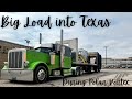 BIG LOAD INTO TEXAS DURING POLAR VORTEX PART ONE | CUSTOM 389 PETERBILT