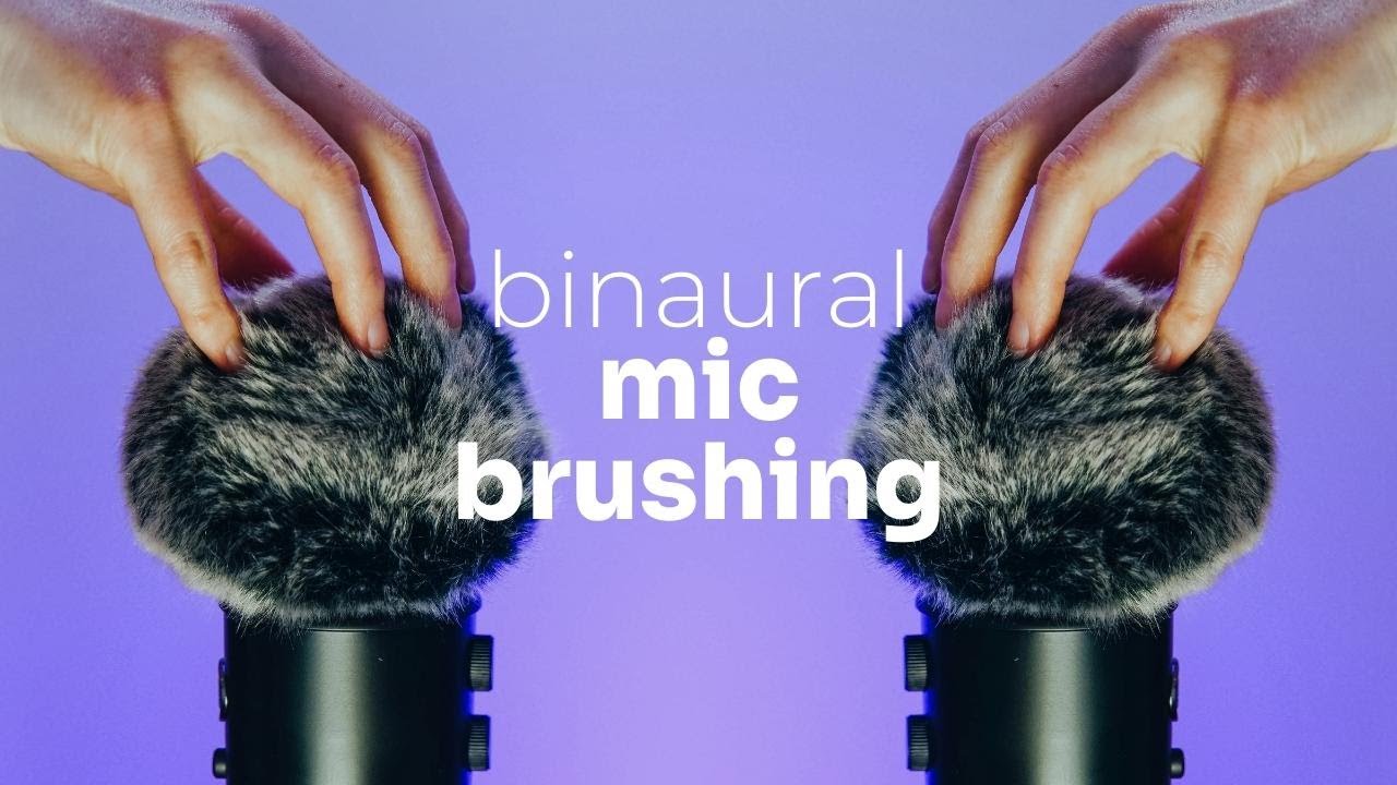 ASMR | binaural mic brushing (no talking)