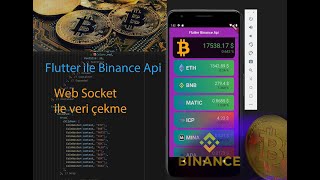 Flutter Binance Api , Flutter Web_Socket , Coinlist with Flutter