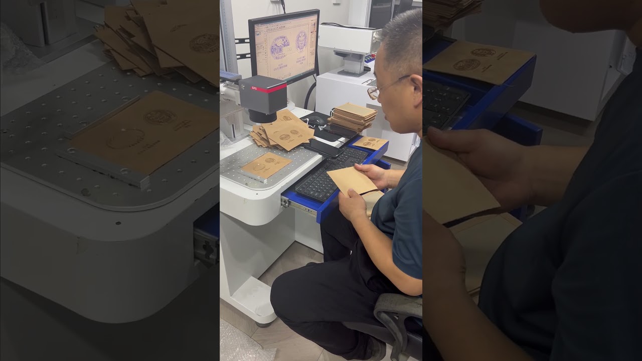 UV laser marking machine, printing patterns on fabric 