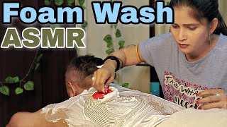 Body Cleansing with Foam washed  \u0026 Tok-Sen body Massage ** Glowing ASMR ** by Cosmic lady Asmr 👸