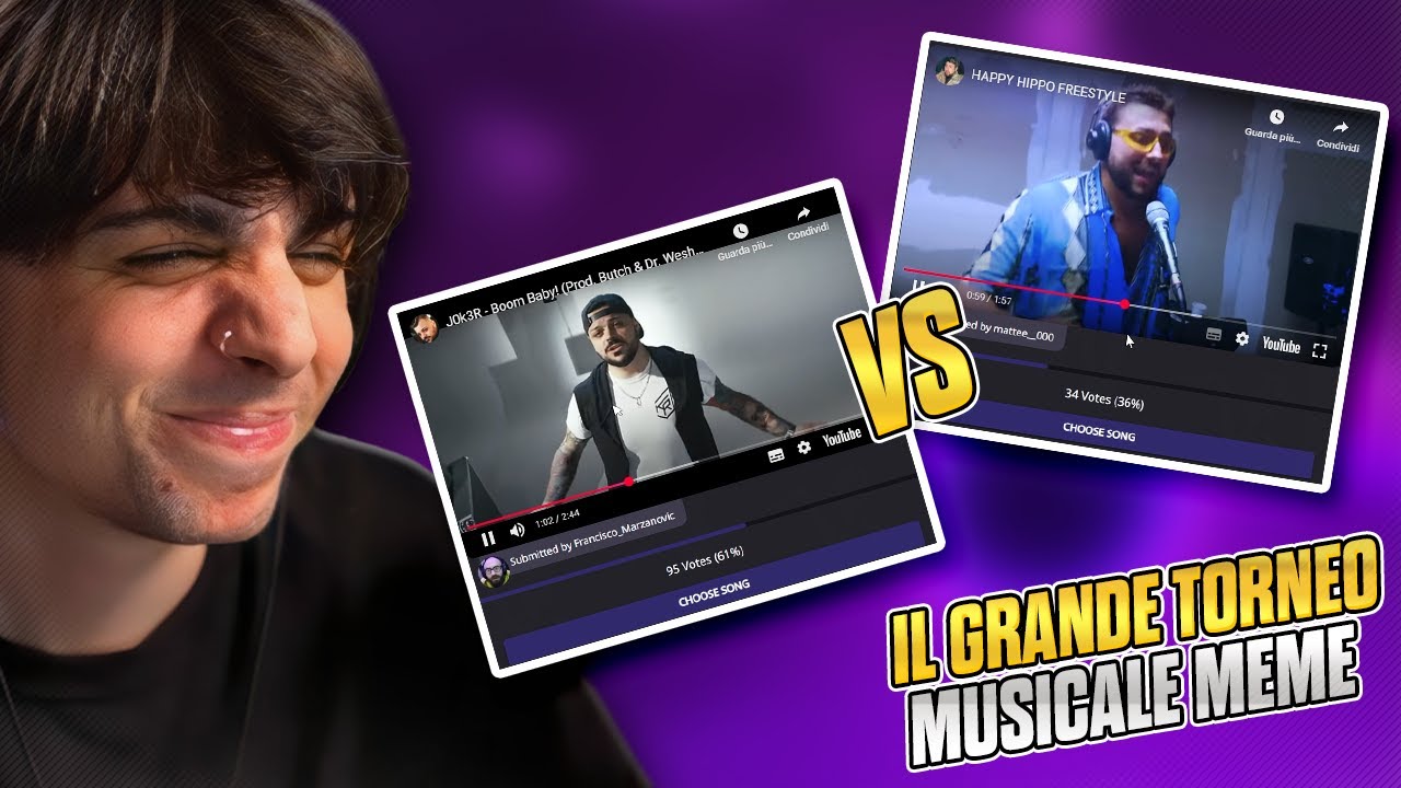 IL TORNEO DEFINITIVO PER LA MIGLIOR CANZONE MEME DI SEMPRE!!!