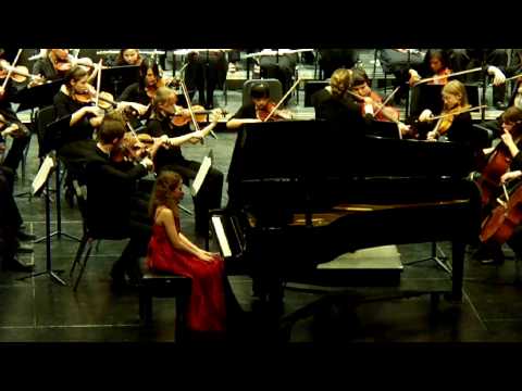 Hannah Carroll Grieg Piano Concerto Part 1