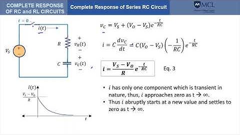Complete Response of RC and RL Circuits   Part 1