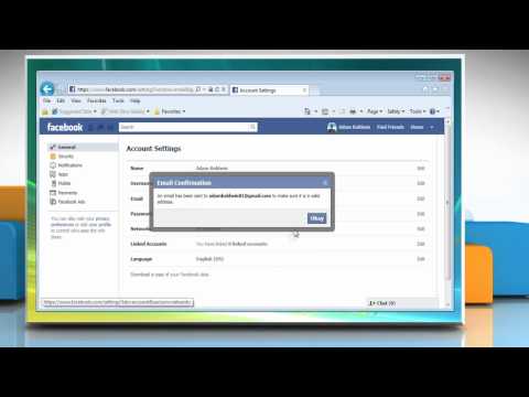 Comment ajouter ou modifier l'adresse e-mail sur Facebook