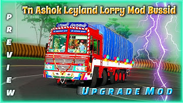 Preview Uprade Tn Ashok Leyland 14 Wheel Lorry Mod | #rsgamingupdates  #lorrymod #bussidmod #bussid