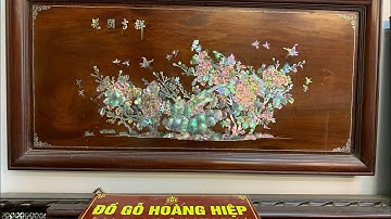 Tranh Hoa Mẫu Đơn - Khảm Ốc 1 Bức Duy Nhất Giá 5 Củ LH 0965.608.392