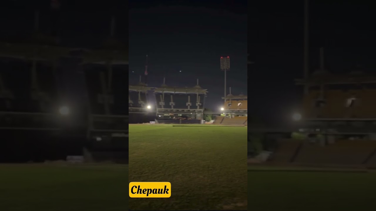 Chepauk Stadium Yesterday 💛 