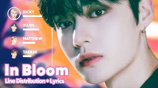 ZEROBASEONE - In Bloom (Line Distribution   Lyrics Karaoke) PATREON REQUESTED