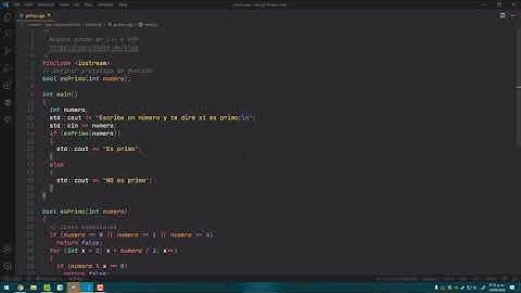 Números primos en C++