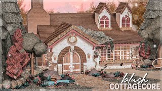 🌸 Blush Cottagecore | Bloxburg House build ౨ৎ
