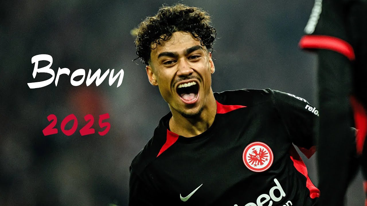 🔴⚫ Nathaniel Brown Highlights 🇩🇪 | ⚡ Frankfurt Speed Demon 🦅 | 🚀 Runs, Assists & Defending 2025 🔥⚽