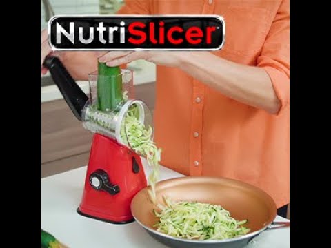 Emson NutriSlicer-Vegetable Fruit Slicer SEEN ON TV Red Slice