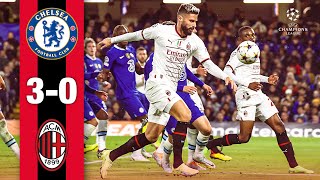Chelsea 3-0 Ac Milan Highlights Champions League