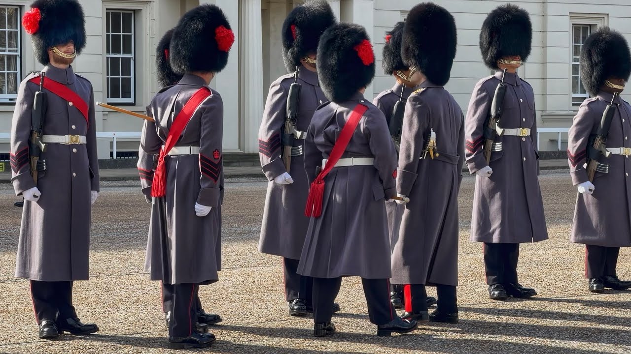 Coldstream Guards Undergo Inspection at Wellington Barracks | Changing of the Guard 🇬🇧