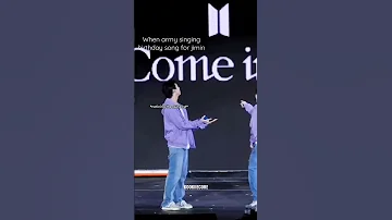 When Guitarist Also Singing Birthday Song With Army For Jimin Bts Shorts 