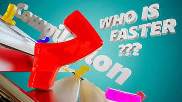 TOP 10 Pentominoes and Tetris Softbody Simulation | Who is Faster | ASMR | C4D4FUN