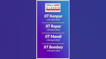 MTech-R/MS/PhD Application End dates- IITs #gate2023 #admissiondate #postgatecounselling