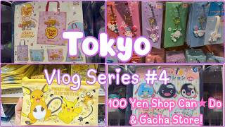 TOKYO Vlog 4 - Shibuya 100 Yen Shop CanDo & Gacha Capsule Toy Store 🇯🇵 渋谷のキャンドゥとオモカドのガチャ行ってきた！