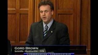 Hon.gord Brown, Mp Speaking In The House About Buy-A-Net