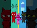 Amy PInkCat Choose WHAT? #animationshorts #redcat #viral