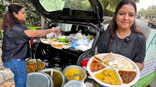 Luxury 40/- Skoda wale Madam ki Ghar wali Lunch Thali | Street Food India