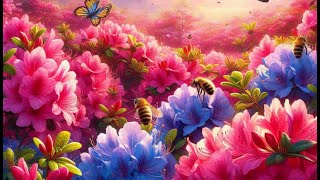 Relax To The Beauty Of Spring: Vibrant Blooms, Dancing Butterflies & Serene Music, #stressrelief