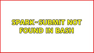 Ubuntu: spark-submit not found in bash
