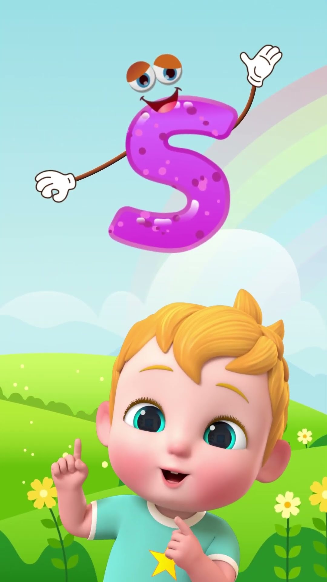 ABC | S For Sun | Abc Shorts for kids | Toddler Learning Videos | NuNu Tv Nursery Rhymes