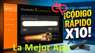 EL MEJOR CODIGO DOWNLOADER X10 CALIDAD Y RAPIDEZ APP PARA FIRE STICK Y ANDROID TV DEL 2026 screenshot 3