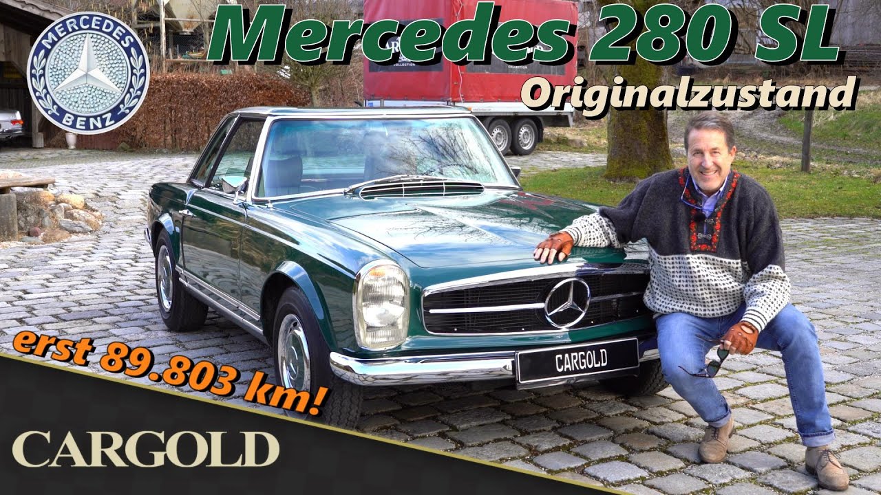 Mercedes 280 SL Pagode, 1969, mit original 89.803 km, kompletter Historie und ganz besonderem Charme