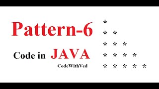 Pattern - 6|| star print in java|| increase star print in java || star pattern print in java||
