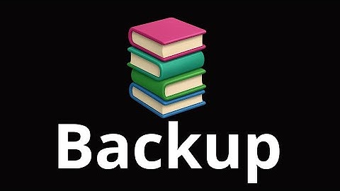 Data backup