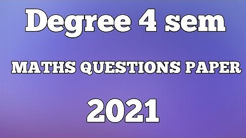 Degree 4 sem MATHS question paper REAL ANALYSIS 2021...# shaik khaja