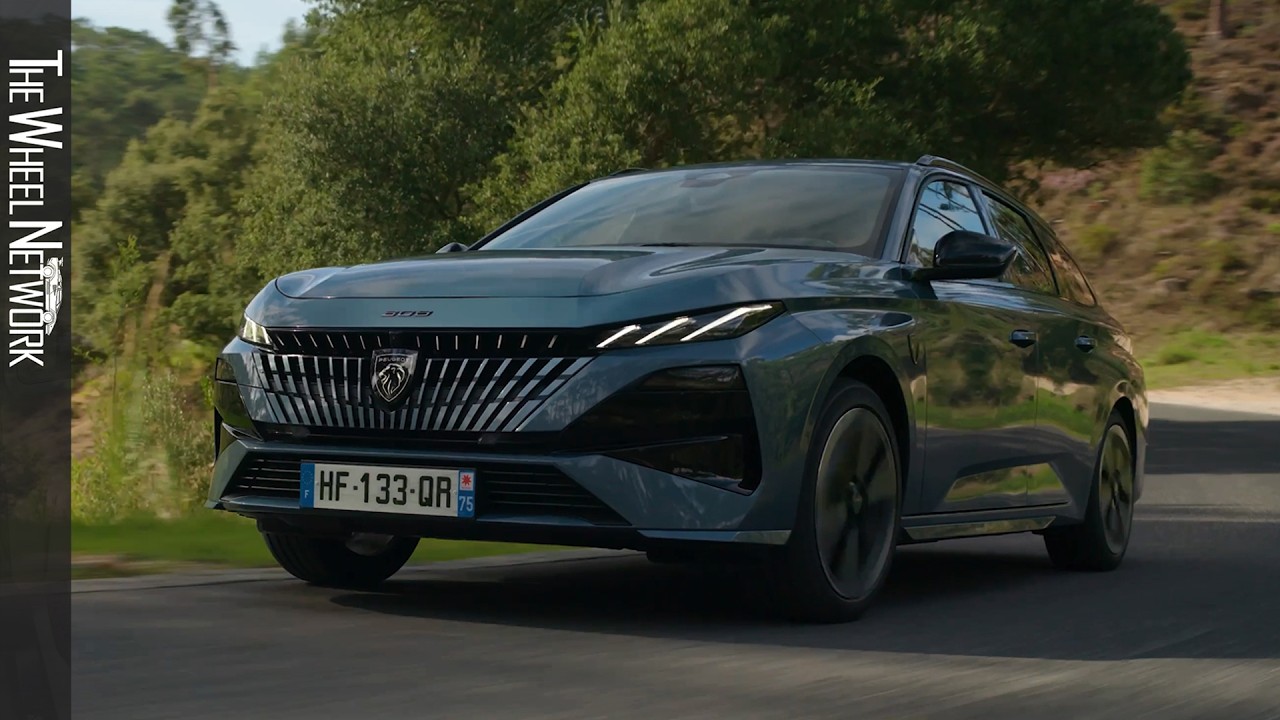 2026 Peugeot 308 SW GT Electric (E-308 SW) | Lagoa Blue | Driving, Interior, Exterior [4K]