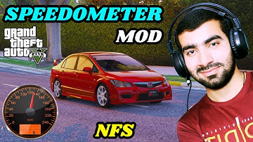 HOW TO INSTALL NFS SPEEDOMETER MOD IN GTA 5 | GTA 5 MODS HINDI/URDU | KHAAS GAMER