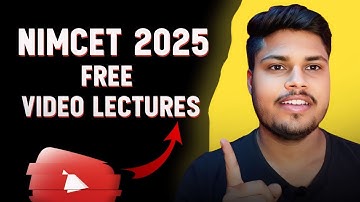 Nimcet 2025 Free Video Lectures, Hand written Notes and many more... | Nimcet 2025